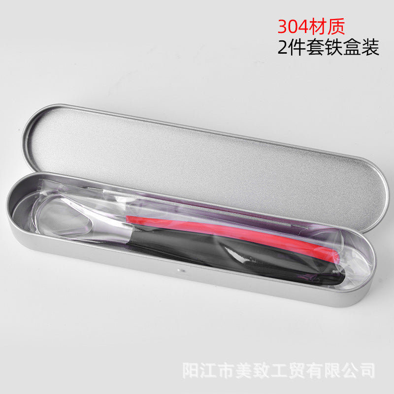 304 Stainless Steel Tongue Scraper for Oral Care