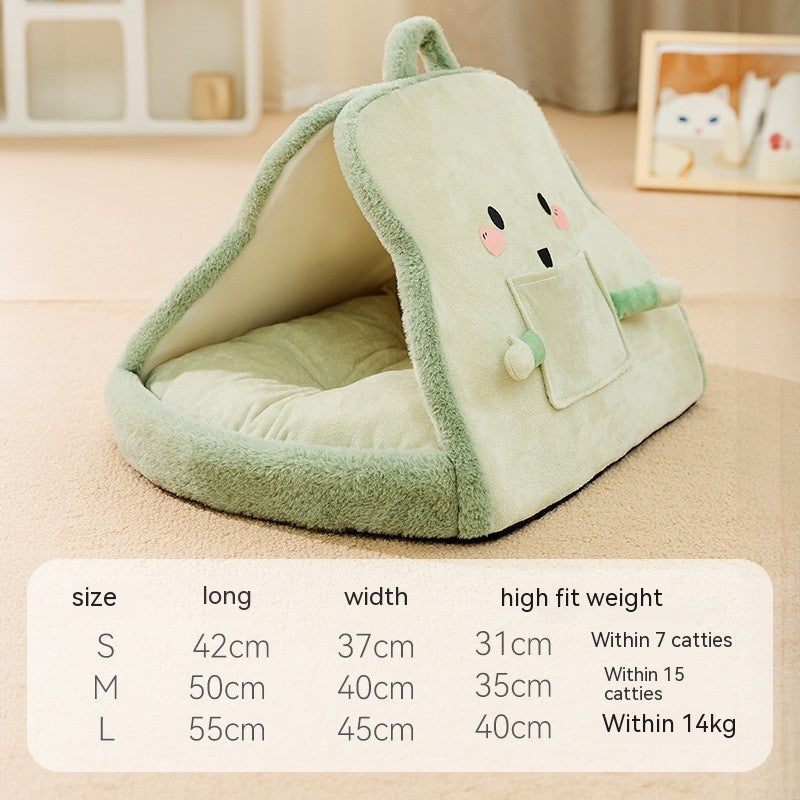 Cozy Pet Tent Bed