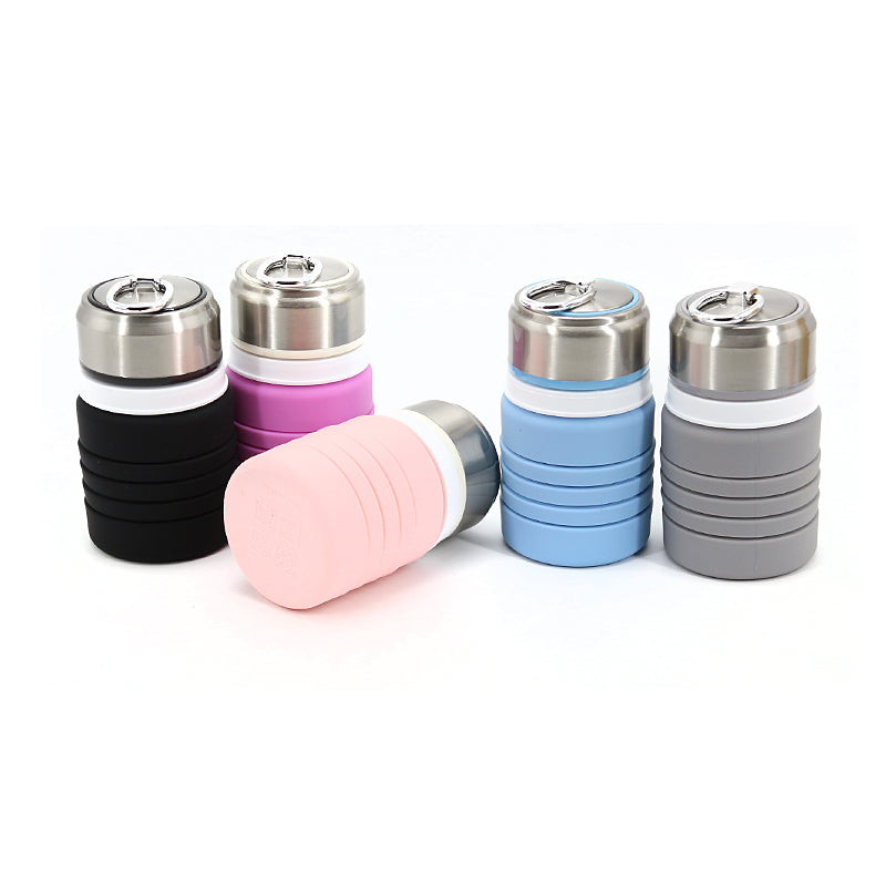 Collapsible Silicone Water Bottle and Cup