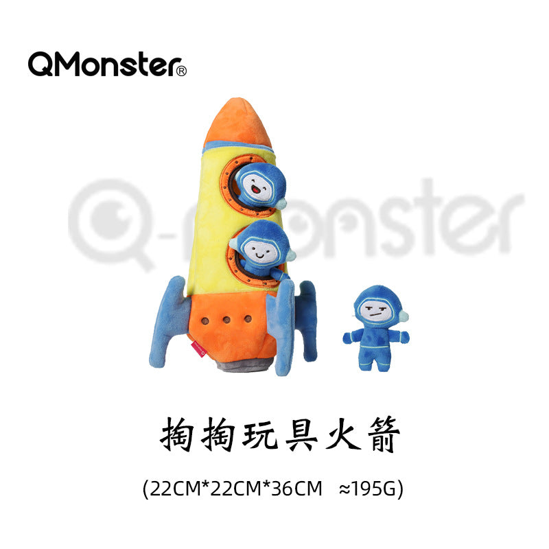 Q-Monster Plush Sound Dog Training Toy for Pets