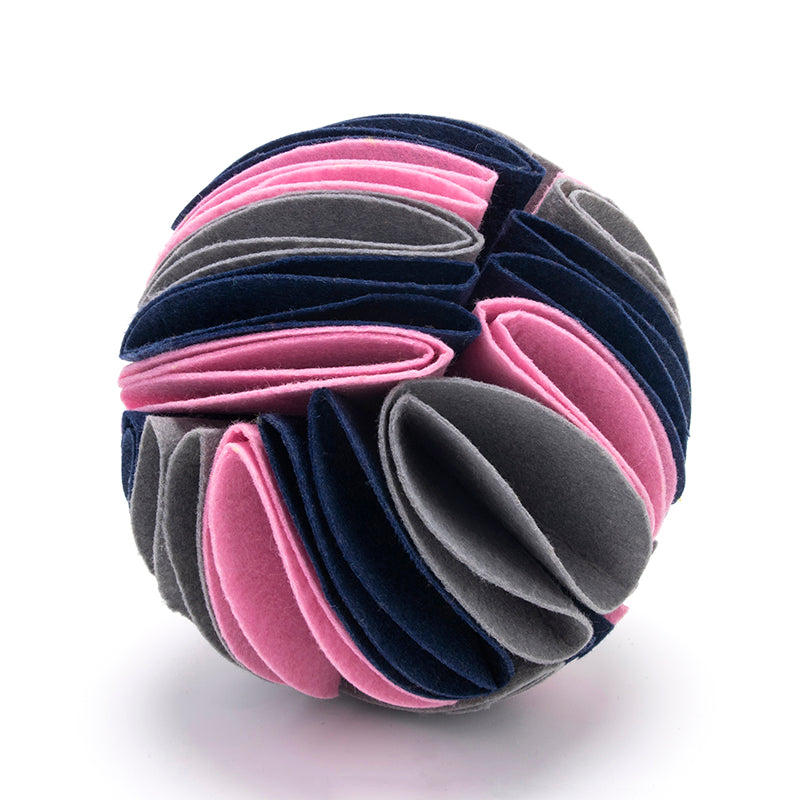 Foldable Dog Snuffle Ball for IQ Training Games