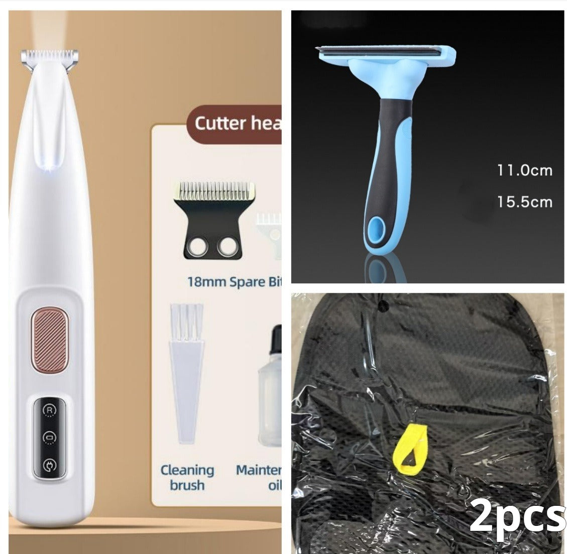 Waterproof Pet Grooming Trimmer