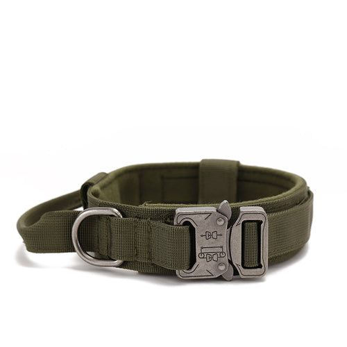 Adjustable Wear-resistant Tactical Dog Collar for Outdoors