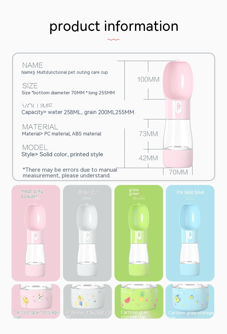 Portable Pet Drinking Cup