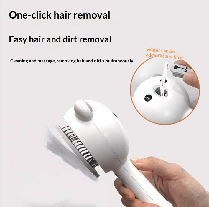 Pet Spray Massage Steam Comb Brush