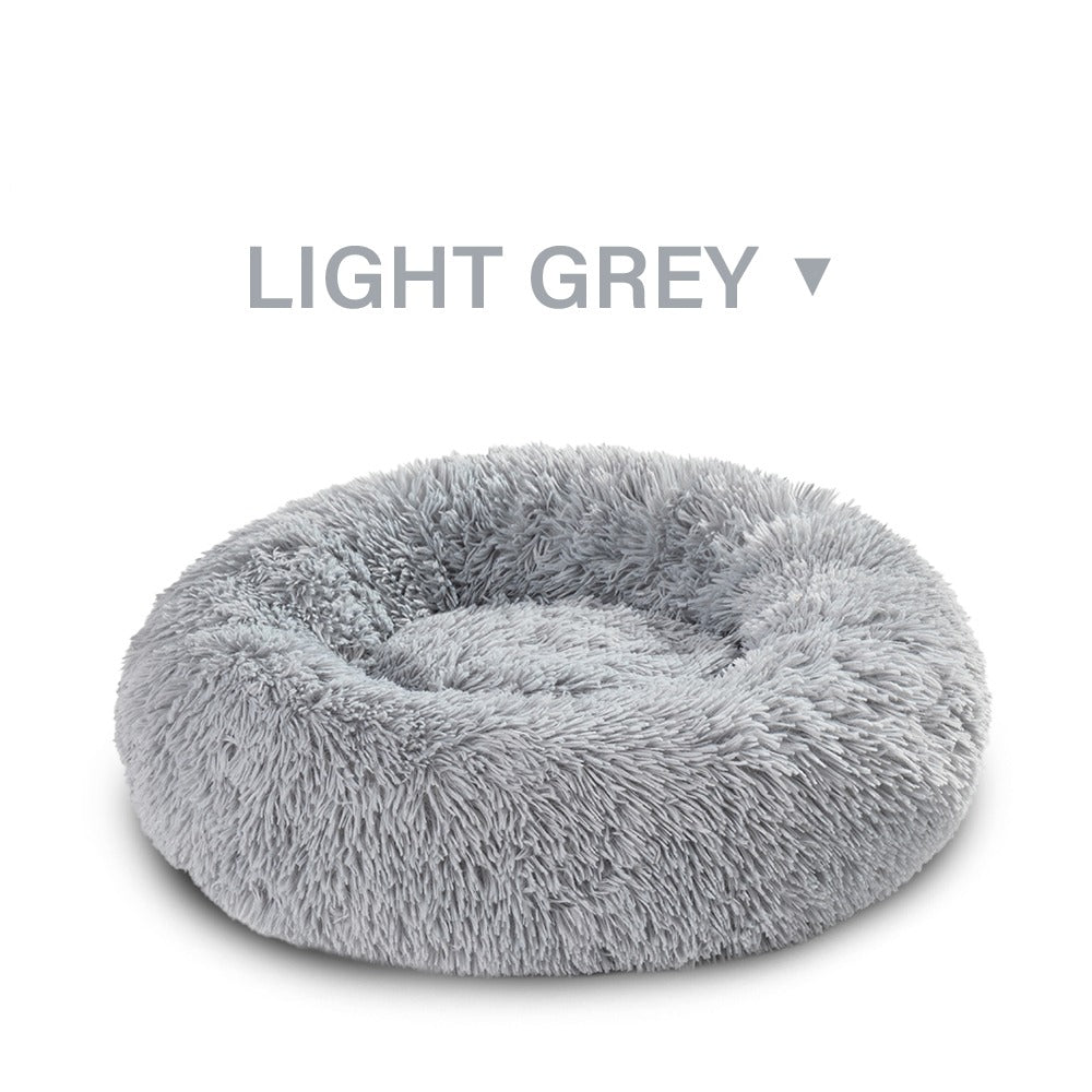 Washable Donut Pet Bed for Cats and Dogs