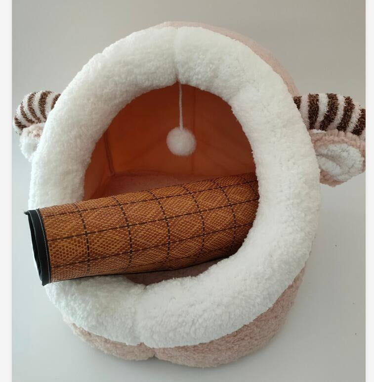 Winter Velvet Pet Cat House