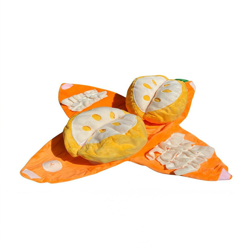 Interactive Plush Orange Dog Toy