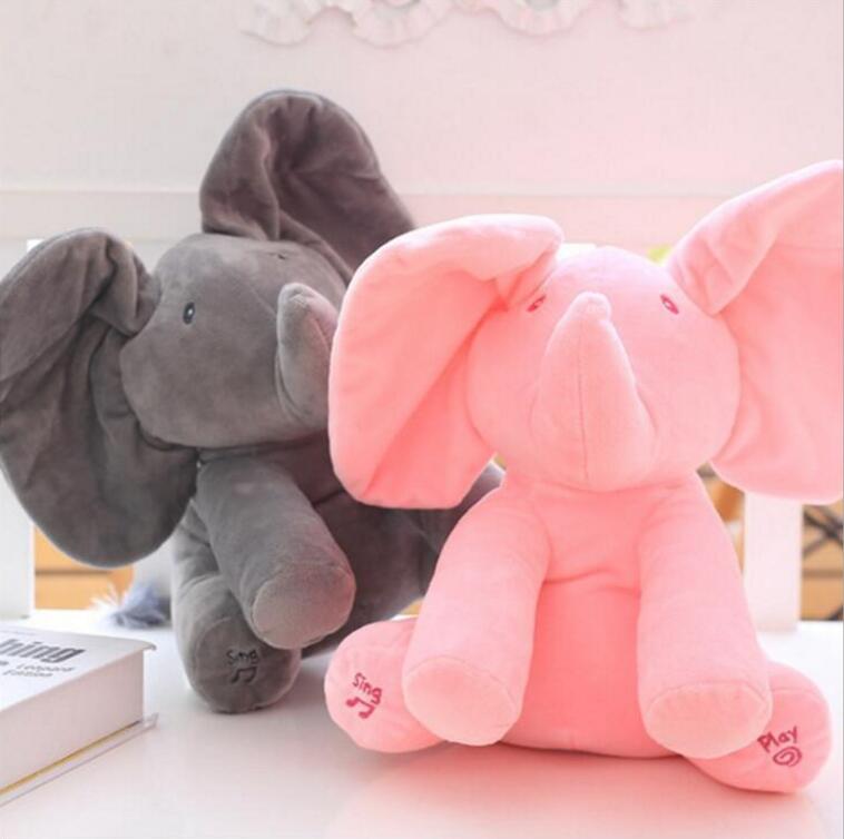 Singing Elephant Electronic Toy and Educational Figure