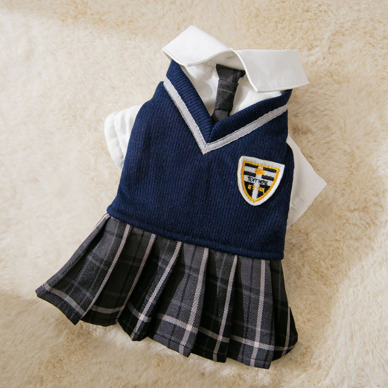 Cute Cat and Dog Skirt for Spring and Autumn
