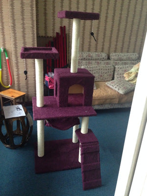 Cat Tree with Scratching Board and Climbing Frame