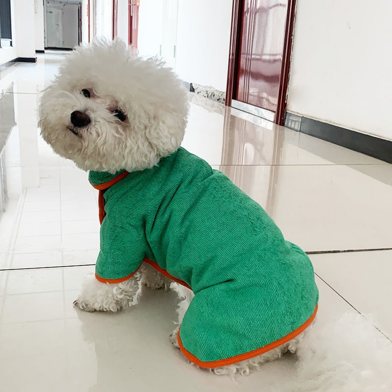 Pet Microfiber Fast-Dry Bathrobe