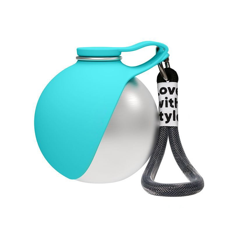 Portable Stainless Steel Dog Water Bottle 10oz