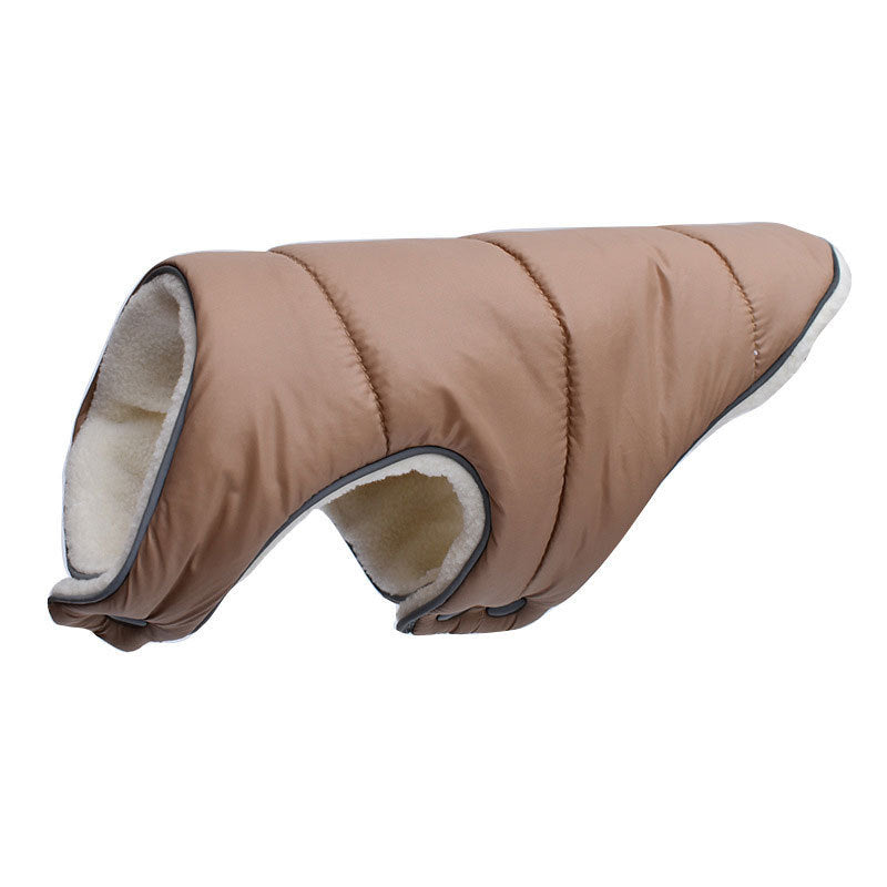 Reflective Cotton Vest for Golden Retriever & Samoyed