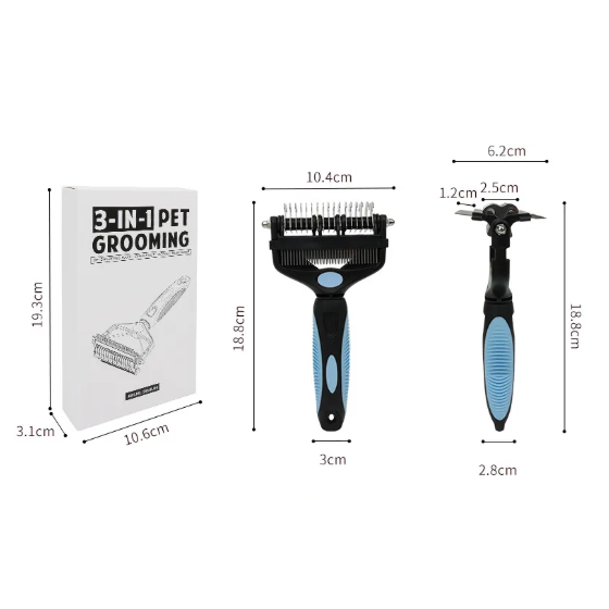 3-in-1 Pet Detangling Comb