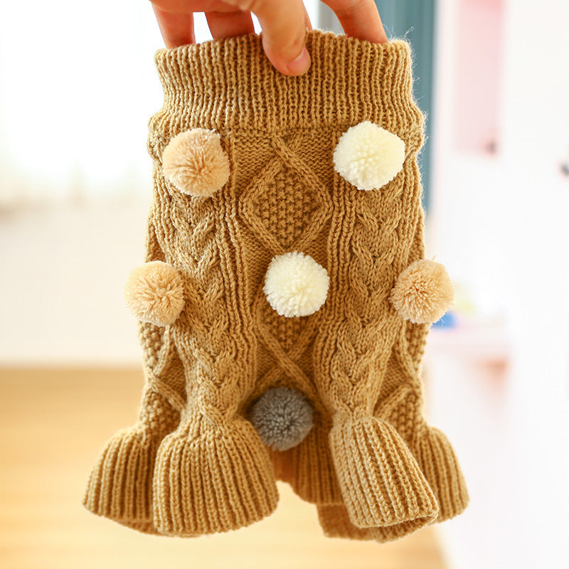 Woolen Skirt for Pets - Princess Ball Design