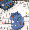 Dog Denim Clothing for Pets - Teddy Bear Vest Shirt