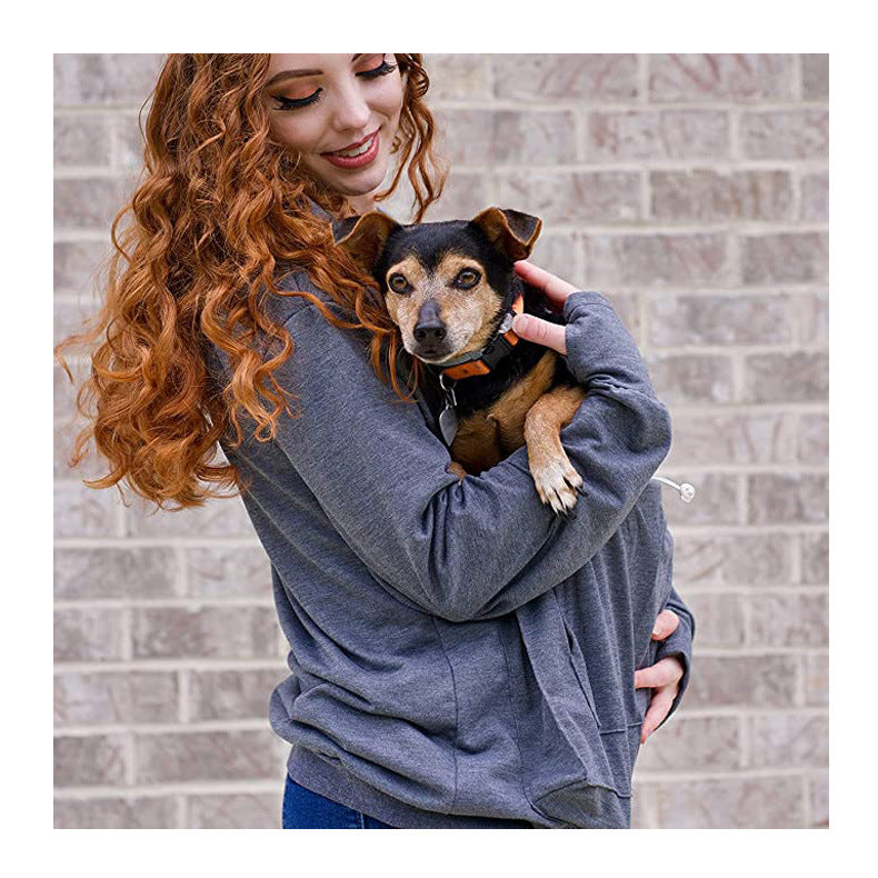Pet-friendly Hooded Sweatshirt for Dogs and Cats