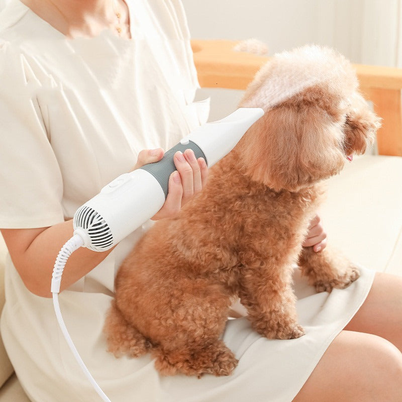Electric Pet Hair Dryer & Grooming Comb