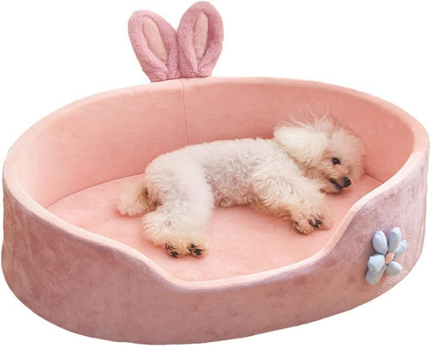Princess Pink Pet Bed Detachable Washable