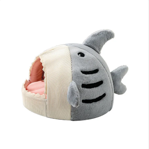 Shark-Style Pet Bed