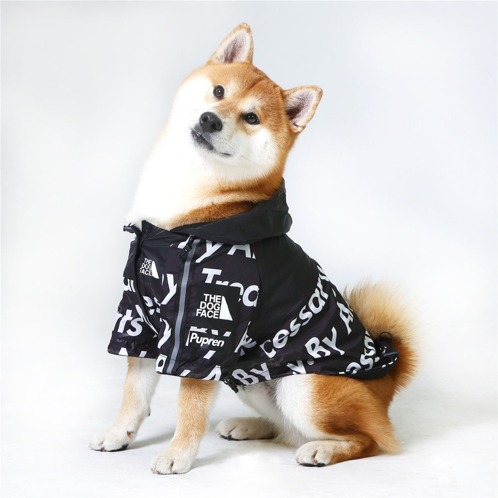 Large Dog Waterproof Raincoat Jacket