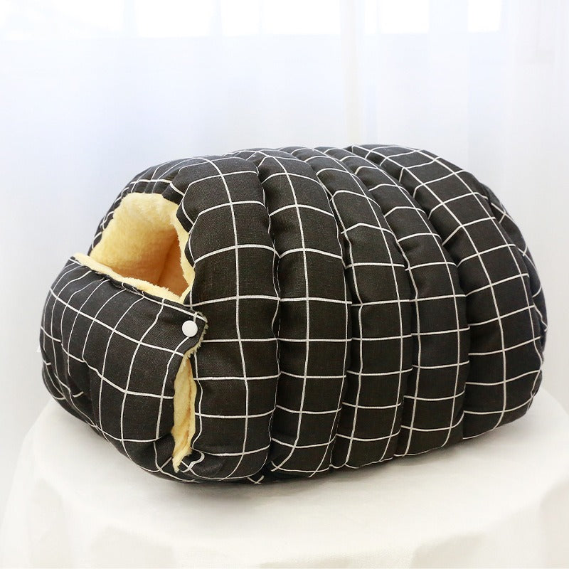 Removable Washable Enclosed Cat Bed (2 Sizes)