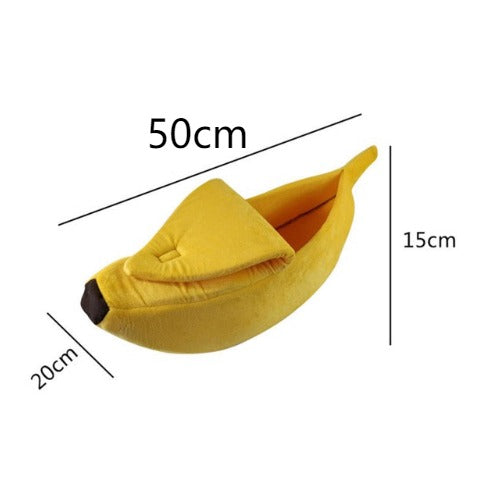 Banana Shaped Pet House Dog Bed