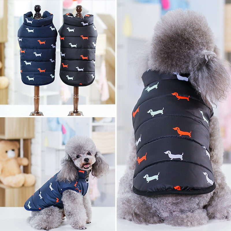 Pet Dog Winter Cotton Vest - 2019 New Arrival