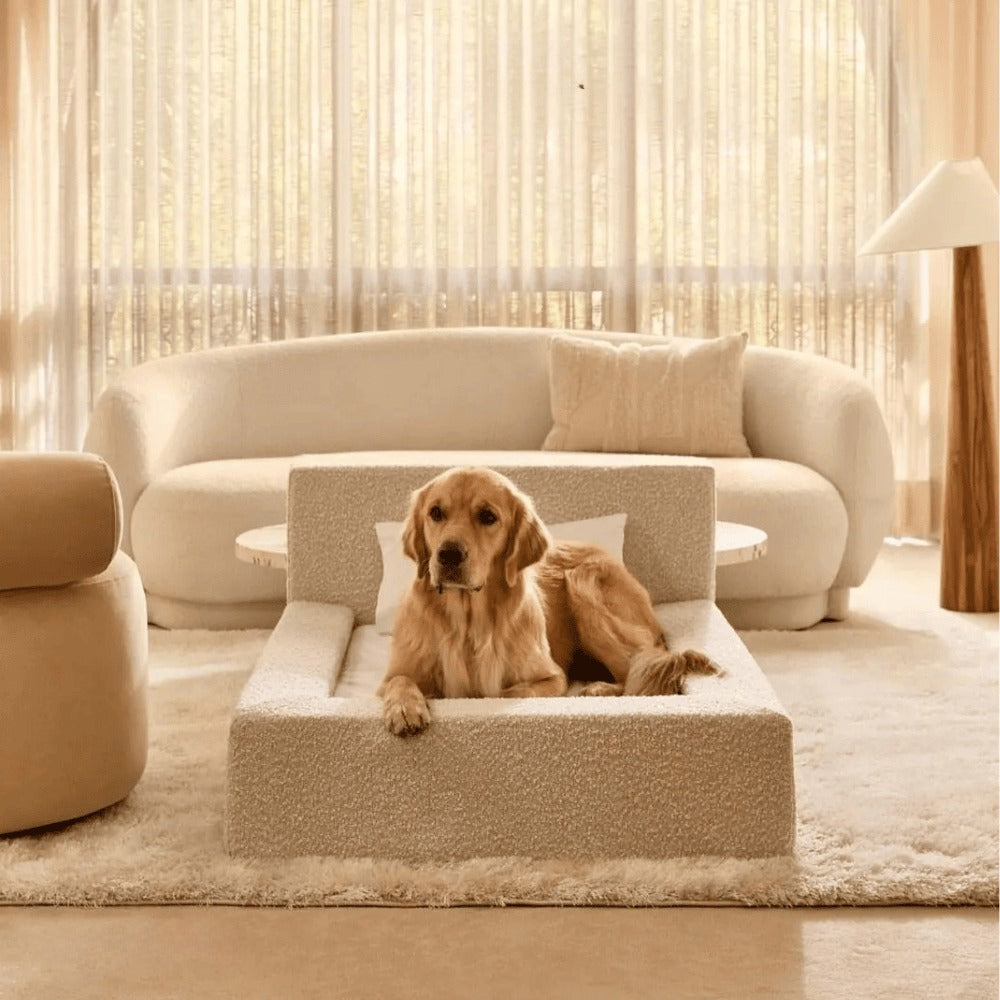 Rectangular Bolster Pet Sofa Bed (S–L)