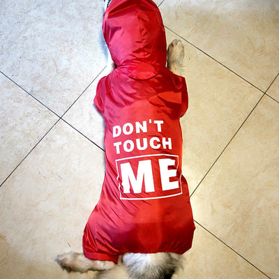 Custom Ultra-Thin Waterproof Dog Raincoat for Large Breeds