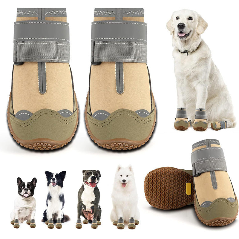 Breathable Dog Shoes for All Seasons - Golden Retriever & German Shepherd