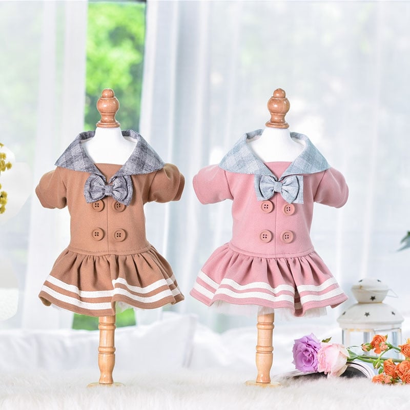 Autumn Winter Princess Dress for Pets