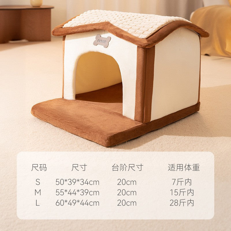 Warm House for Small Dogs and Cats, Removable Pet Bed - view 43