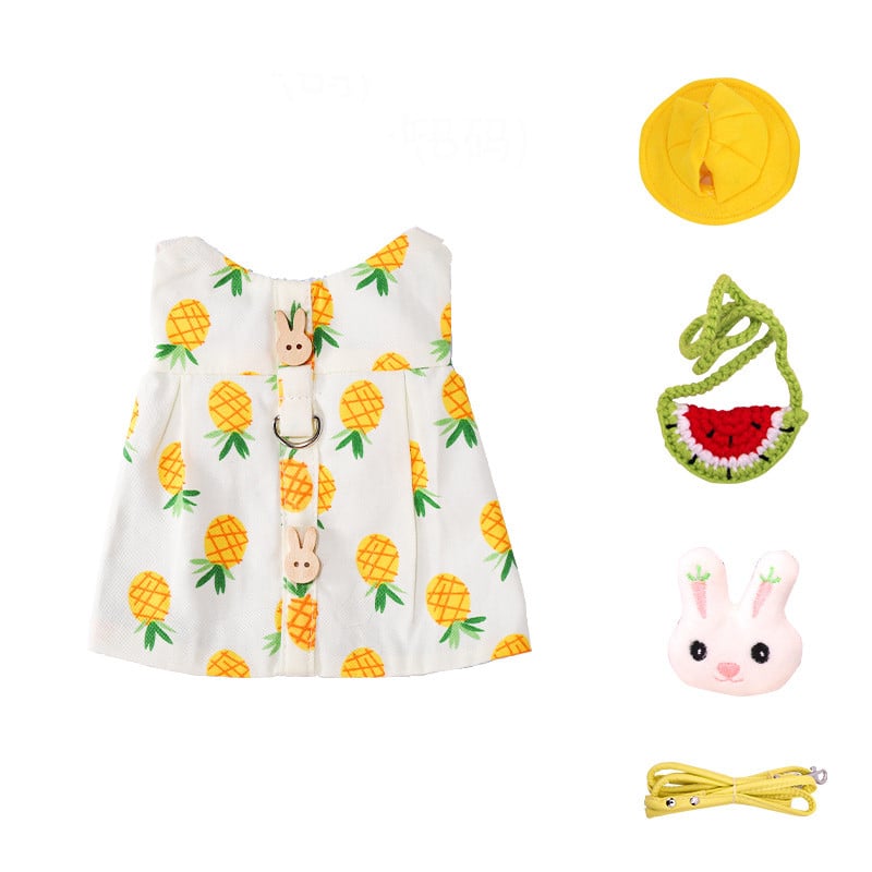 Summer Bunny Dress for Pets - Princess Style