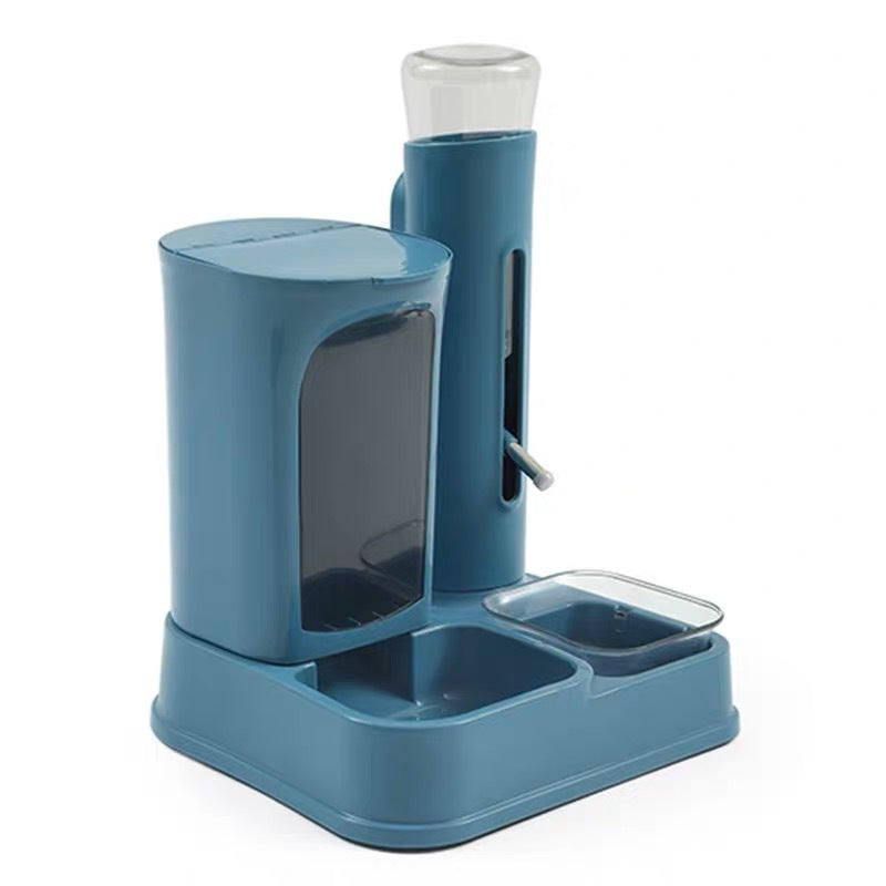 Pet Combo Feeder and Water Dispenser for Cats and Dogs